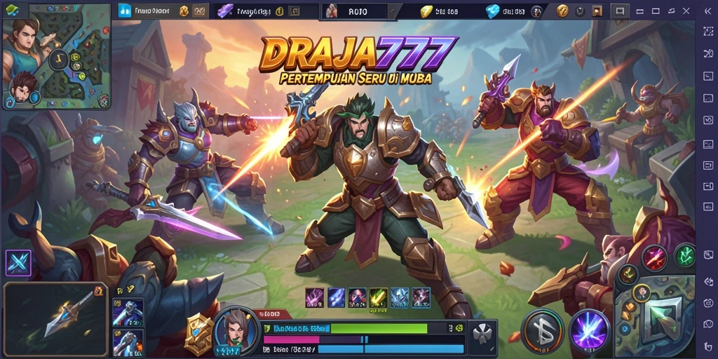Tampilan gameplay DRAJA777 yang mendebarkan dan penuh aksi.