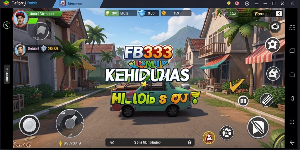 Tangkapan layar utama FB333 menampilkan gameplay simulasi yang imersif.