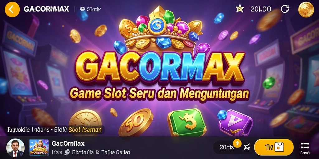 Tangkapan layar permainan Slot GACORMAX dengan grafis memukau.