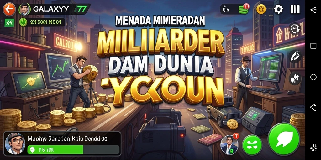 Tampilan gameplay GALAXY77 yang menawan dan mengasyikkan.