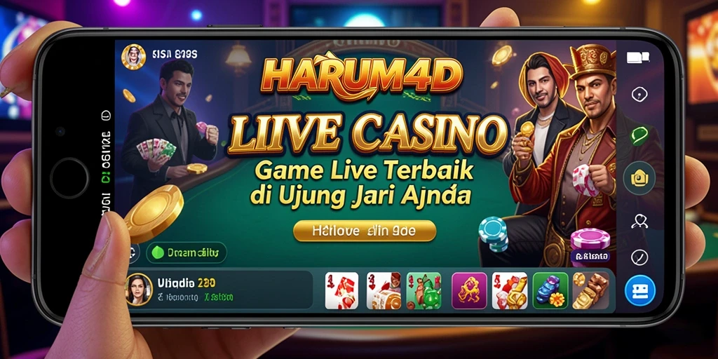Gameplay seru dan interaktif pada aplikasi Live Casino HARUM4D.