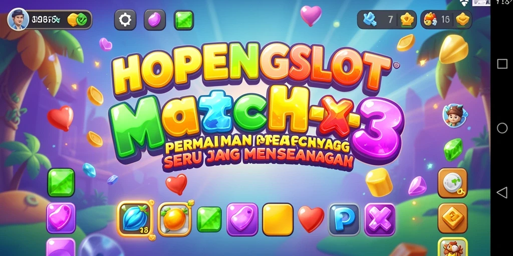 Screenshot dari gameplay HOPENGSLOT yang penuh warna dan menantang.