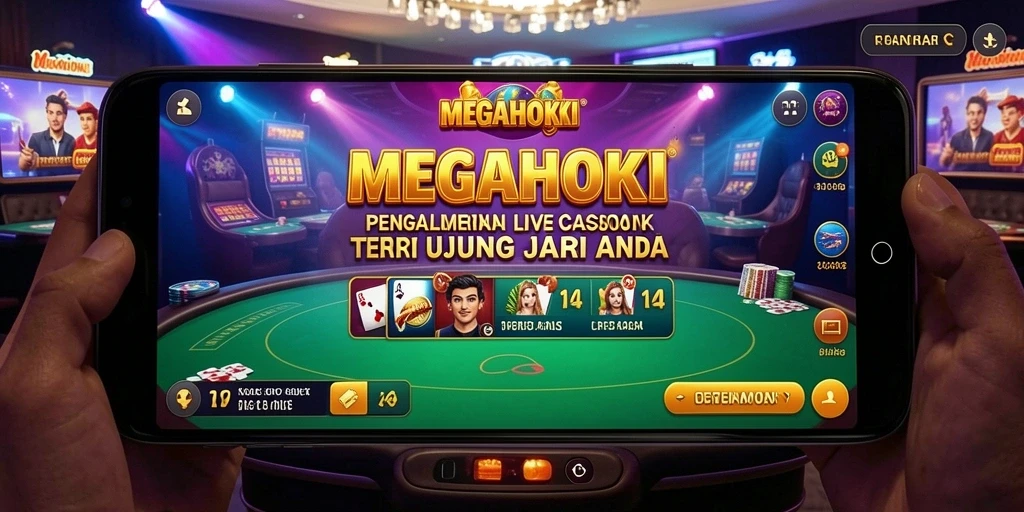 Tampilan gameplay Live Casino yang mendebarkan dan interaktif.