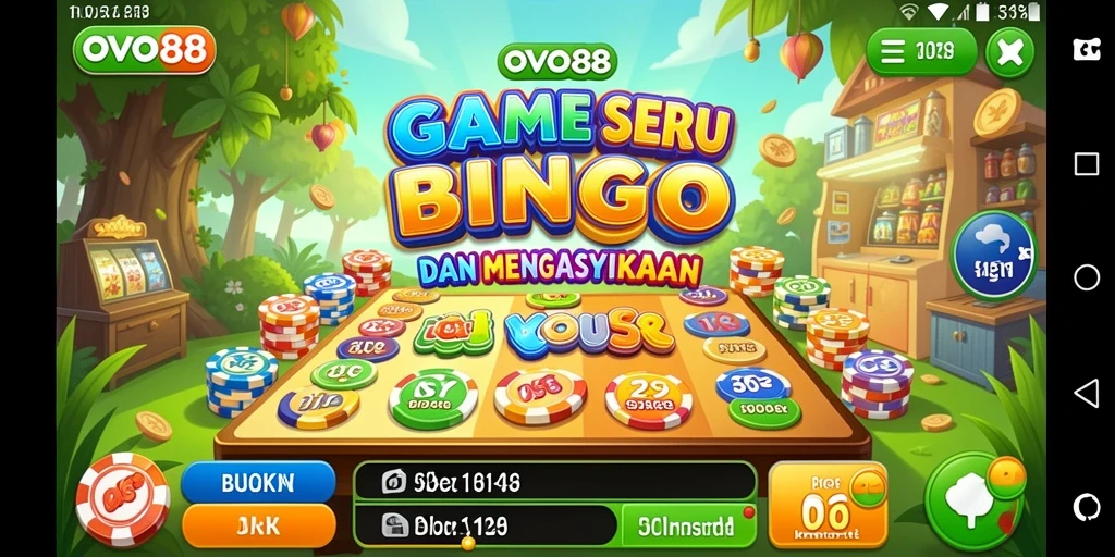 Tampilan gameplay OVO88 yang seru dalam permainan Bingo.