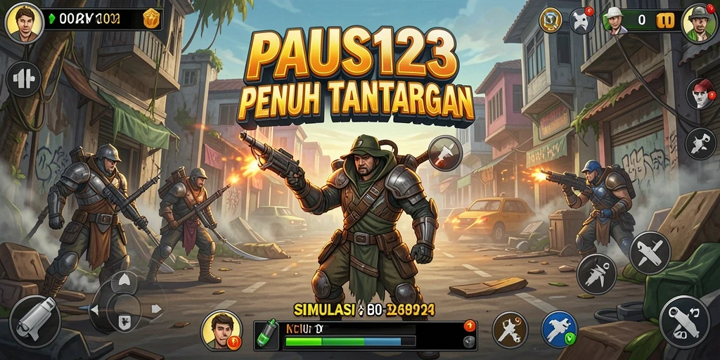 Screenshot gameplay PAUS123 menampilkan petualangan simulasi kehidupan.