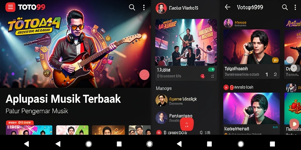 Screenshot gameplay TOTO99 yang menampilkan pengguna bernyanyi dengan lirik.