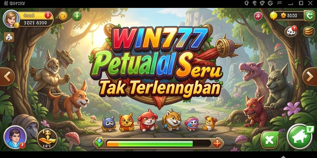 Screenshot gameplay WIN777 menunjukkan aksi seru dan petualangan mendebarkan.